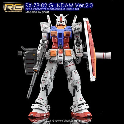 G-Rework 1/144 RG RX-78-2 Gundam Ver.2.0 Custom Decals - Artrovo Gundam