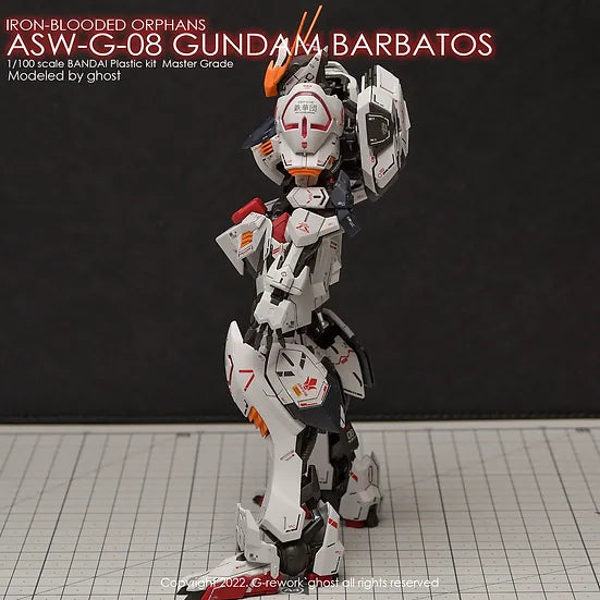 G-Rework 1/100 MG Barbatos Custom Decals - Artrovo Gundam