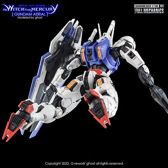 G-Rework 1/100 Full Mechanics Aerial Custom Decals - Artrovo Gundam