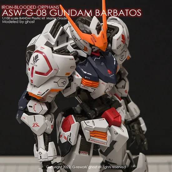 G-Rework 1/100 MG Barbatos Custom Decals - Artrovo Gundam