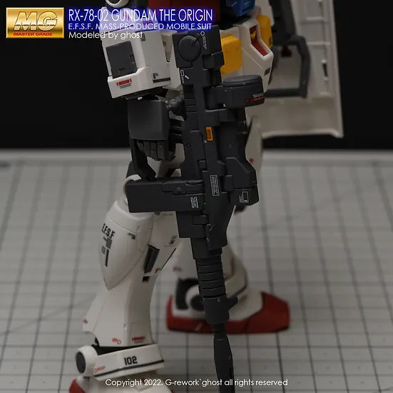 G-Rework 1/100 MG The Origin Gundam RX-78-2 Custom Decals - Artrovo Gundam