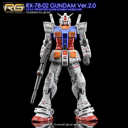 G-Rework 1/144 RG RX-78-2 Gundam Ver.2.0 Custom Decals - Artrovo Gundam