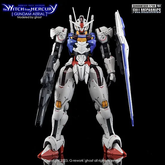 G-Rework 1/100 Full Mechanics Aerial Custom Decals - Artrovo Gundam