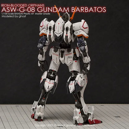 G-Rework 1/100 MG Barbatos Custom Decals - Artrovo Gundam