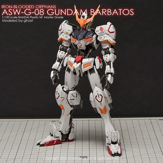 G-Rework 1/100 MG Barbatos Custom Decals - Artrovo Gundam