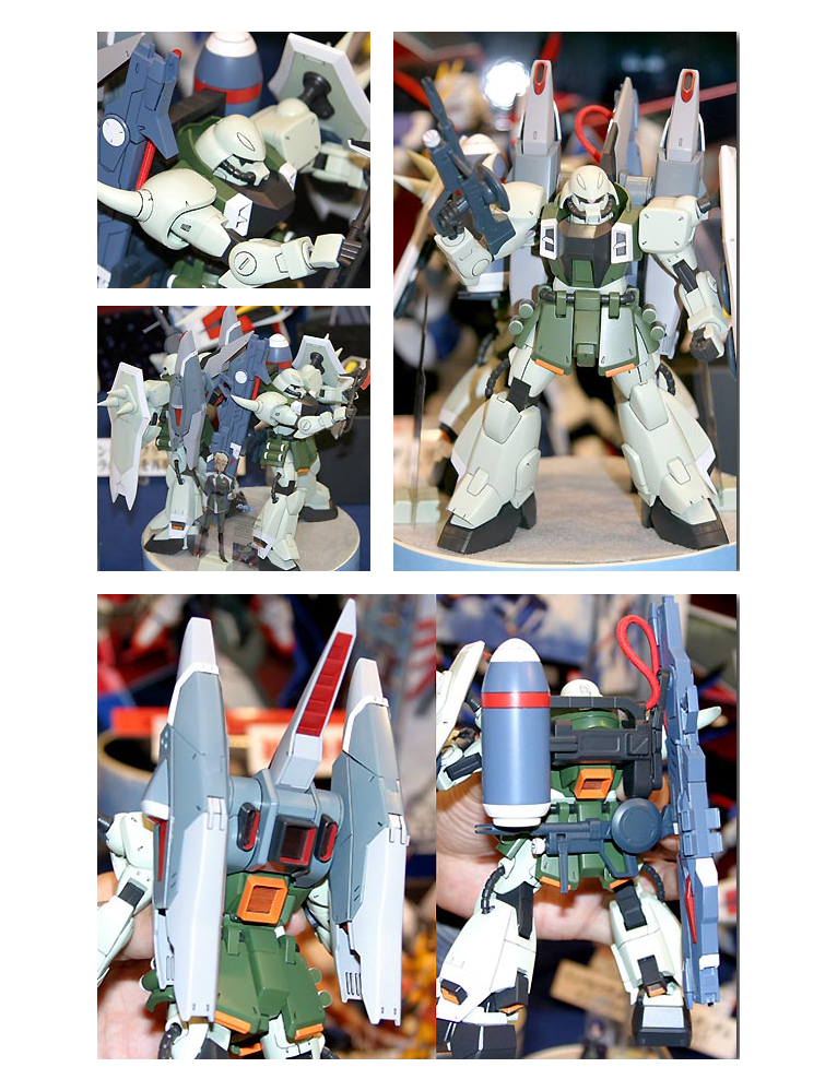 1/100 Zaku Warrior + Blaze & Gunner - Artrovo Gundam