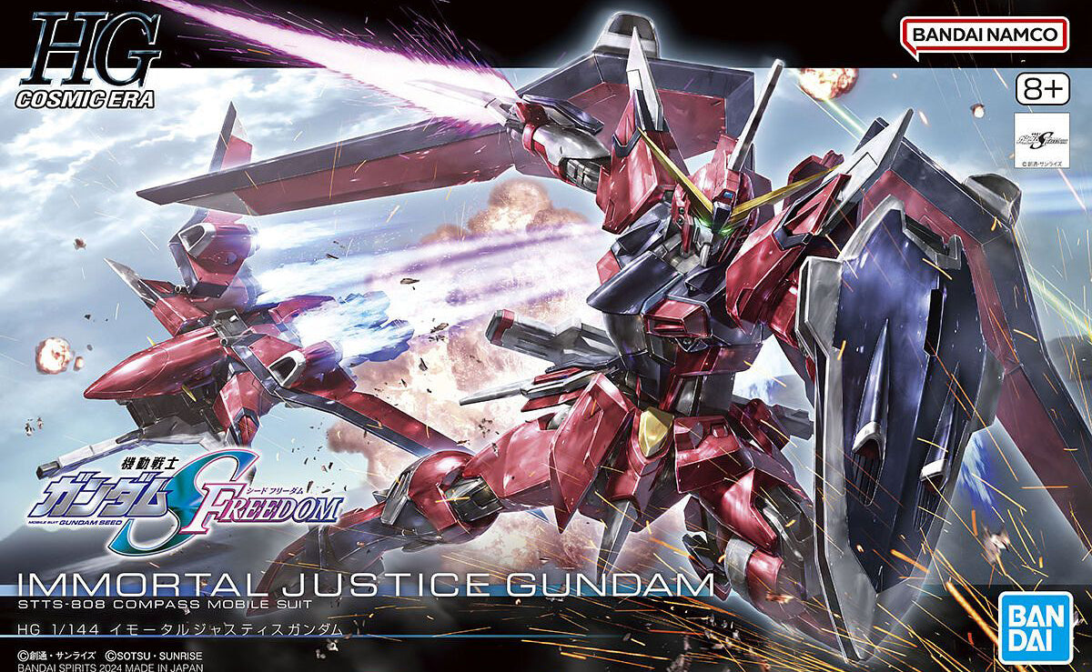 1/144 HG STTS-808 Immortal Justice Gundam - Artrovo Gundam