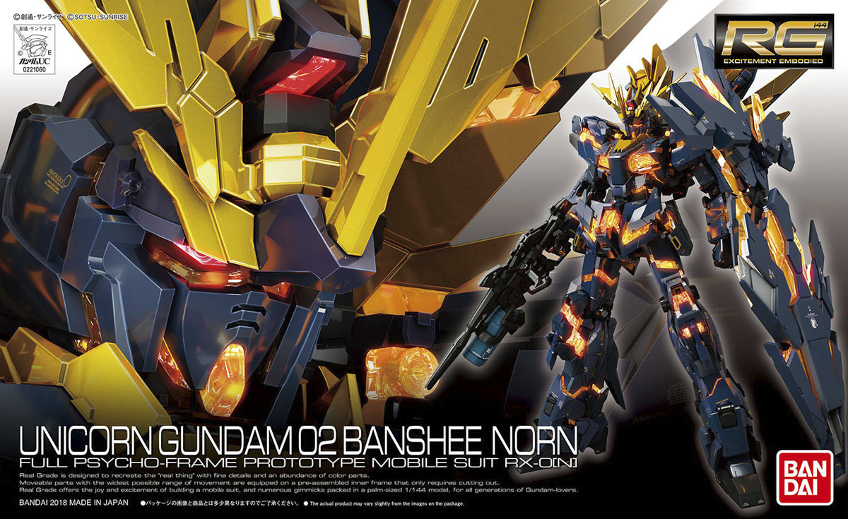 1/144 RG Unicorn Gundam 02 Banshee Norn - Artrovo Gundam