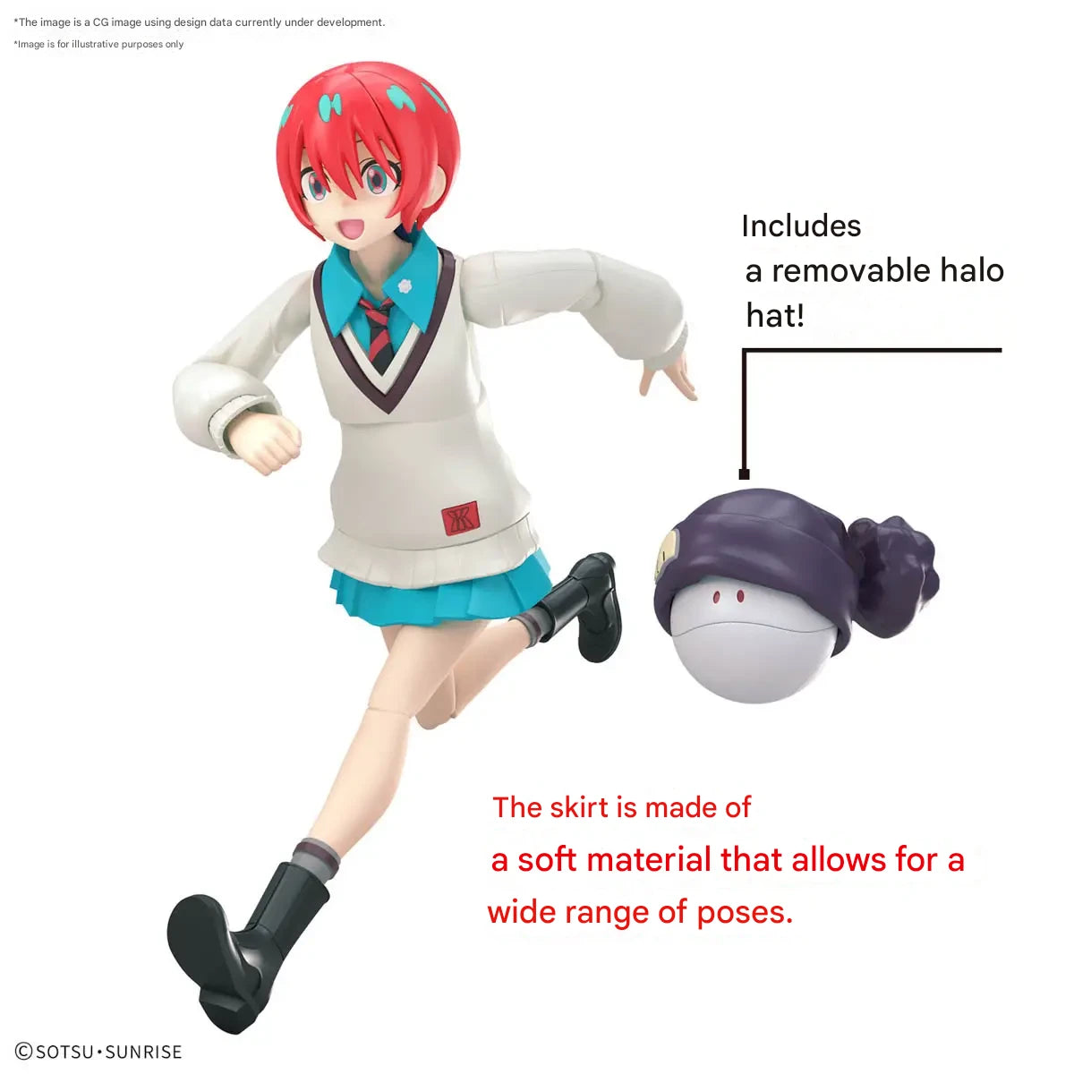 Bandai Non‑Scale Figure‑rise Standard Amate Yuzuriha (Machu) Character Model Kit