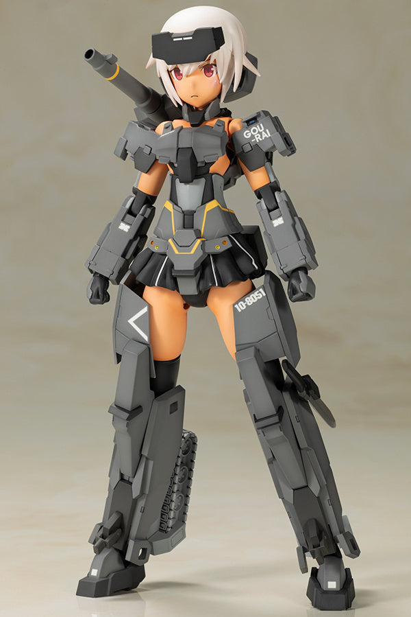 Frame Arms Girl Gourai-Kai (Black) w/ FGM148 Type Anti-Tank Missile - Artrovo Gundam