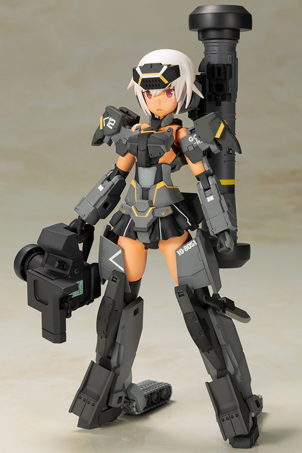 Frame Arms Girl Gourai-Kai (Black) w/ FGM148 Type Anti-Tank Missile - Artrovo Gundam