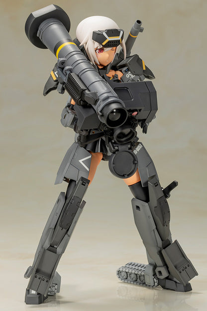 Frame Arms Girl Gourai-Kai (Black) w/ FGM148 Type Anti-Tank Missile - Artrovo Gundam