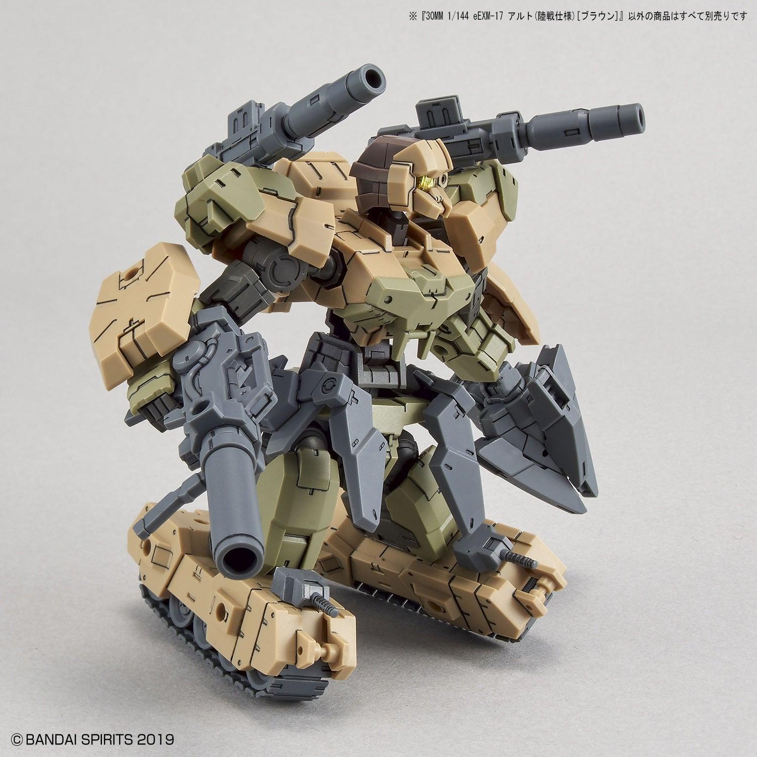Bandai 1/144 30MM eEXM-17 Alto (Ground Warfare Ver.) (Brown) Model Kit - Image 8 of 11