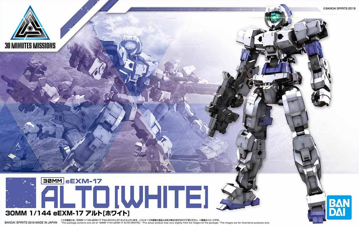 Bandai 1/144 30MM eEXM-17 ALTO (White) Model Kit — product photo 8
