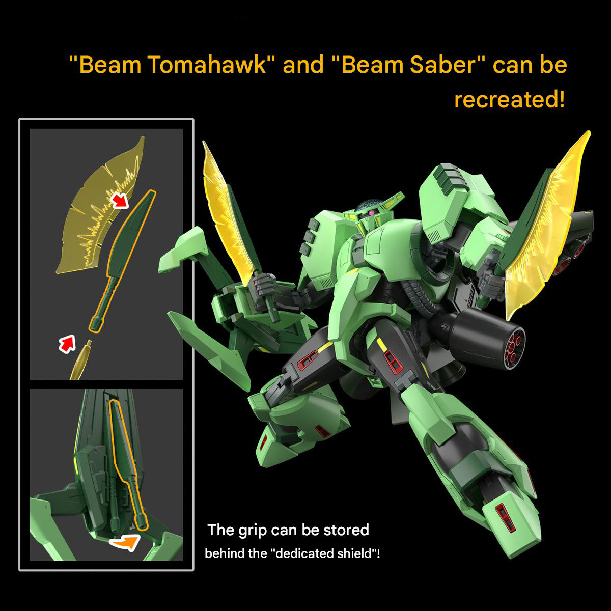 Bandai 1/144 HG Bolinoak Sammahn (Zeta Gundam) Model Kit