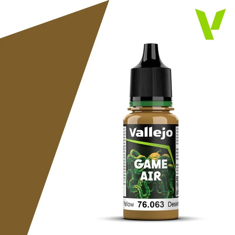 Vallejo Game Air Desert Yellow 6pk