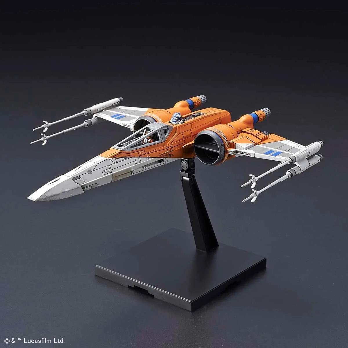 Bandai Poe's X-Wing Fighter Rise Skywalker Model Kit