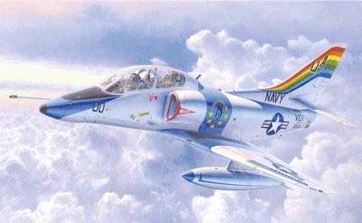Hasegawa 1/48 TA-4J Skyhawk Usn Model Kit — box art