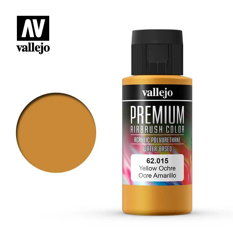 Vallejo Premium Color Yellow Ochre 60ml 1pc — product photo
