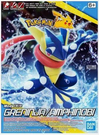 Bandai Greninja Pokemon Model Kit — box art