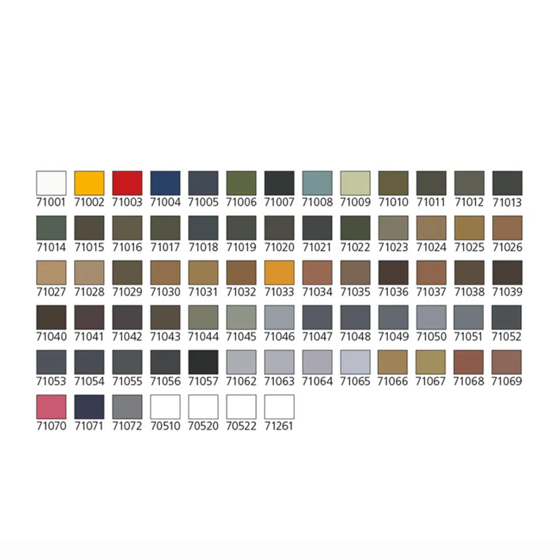 Vallejo Air Basic 72 Colors Case Set