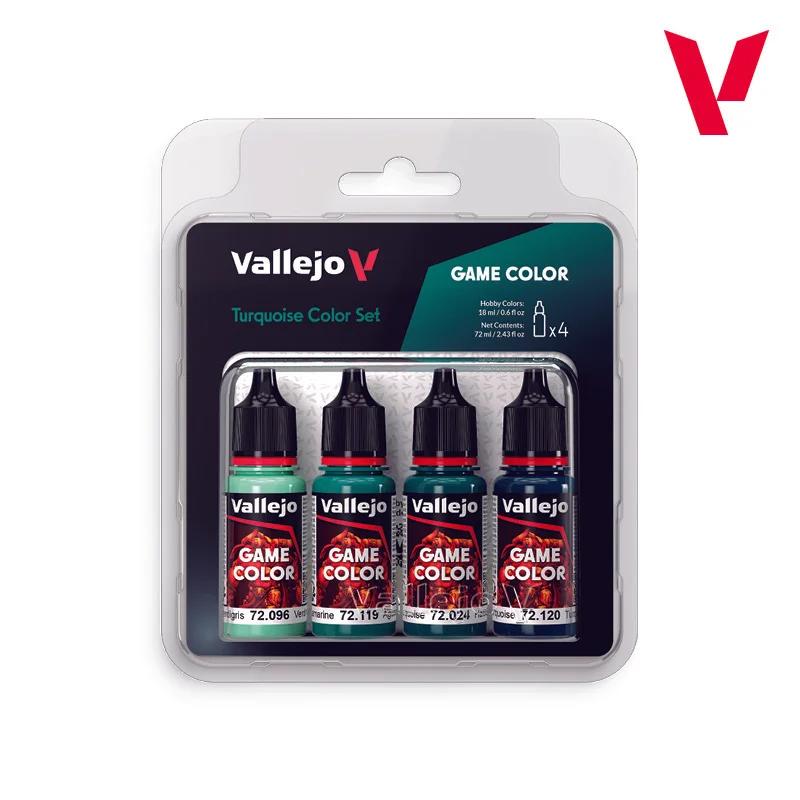 Vallejo Game Color Set Turquoise 4pc — product photo