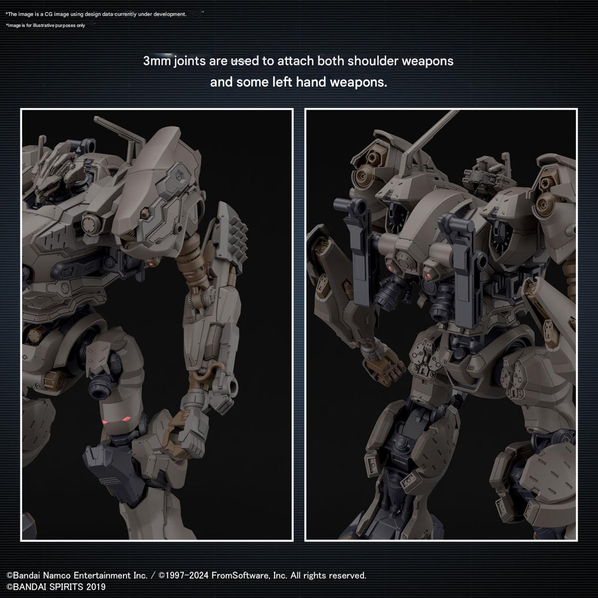 Bandai 30MM Armored Core VI Fires of Rubicon RaD CC-2000 Orbiter Nightfall - Image 10 of 12