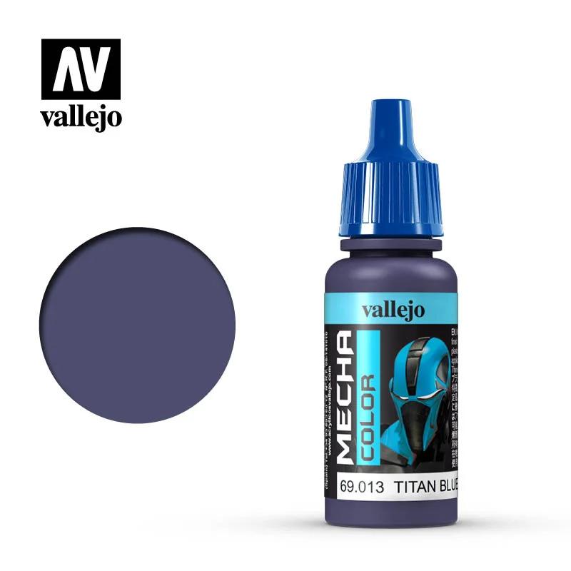 Vallejo Mecha Color Titan Blue 6pk