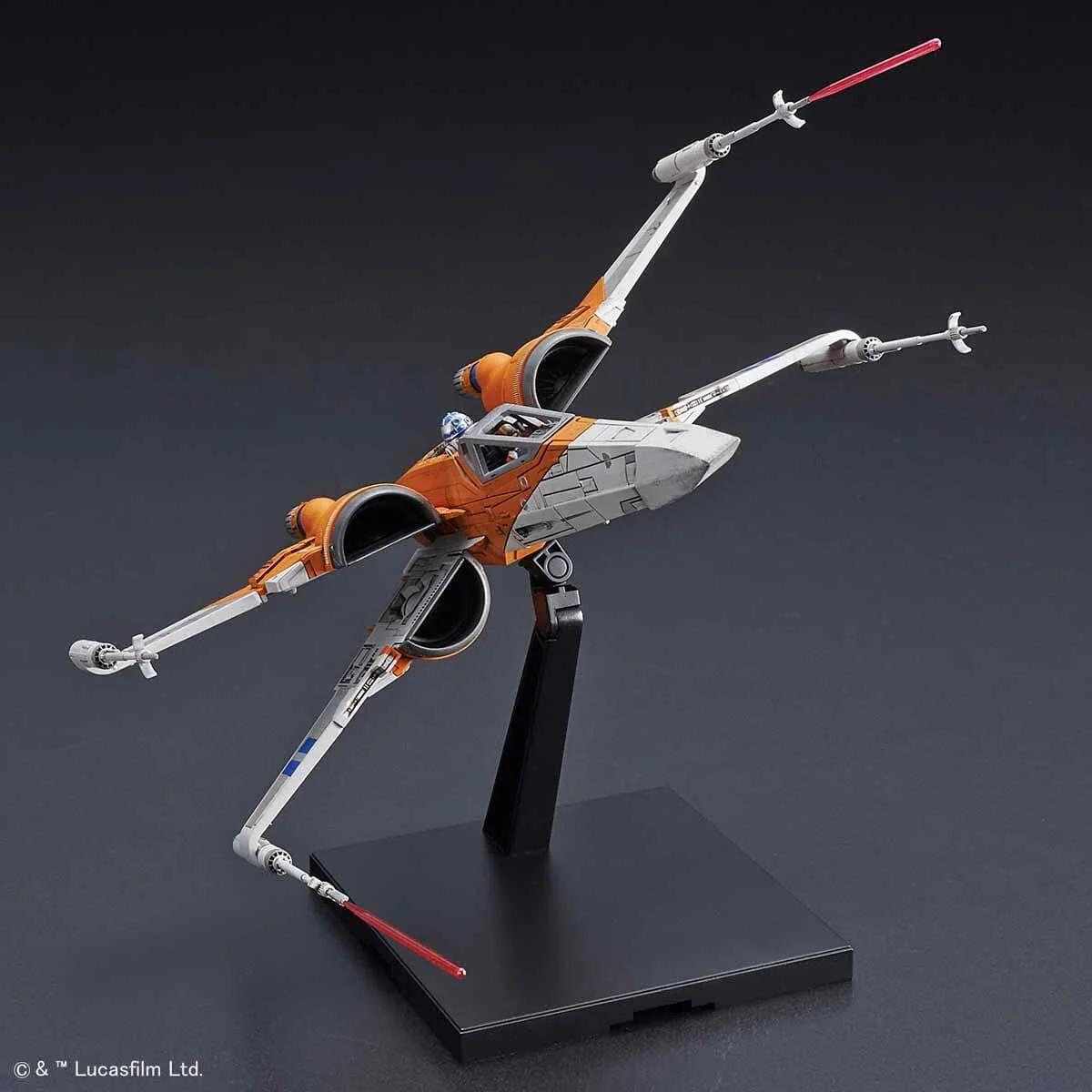 Bandai Poe's X-Wing Fighter Rise Skywalker Model Kit