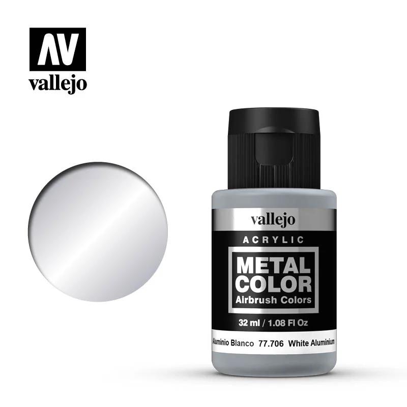 Vallejo Metallic White Aluminium 6p
