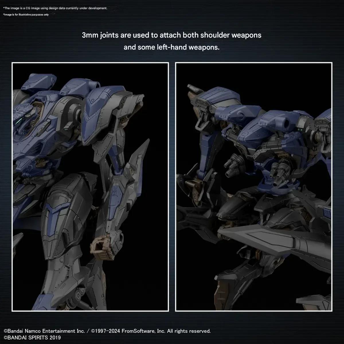 Bandai 1/144 30MM Fires Rubicon Schneider Nachtreiher Model Kit