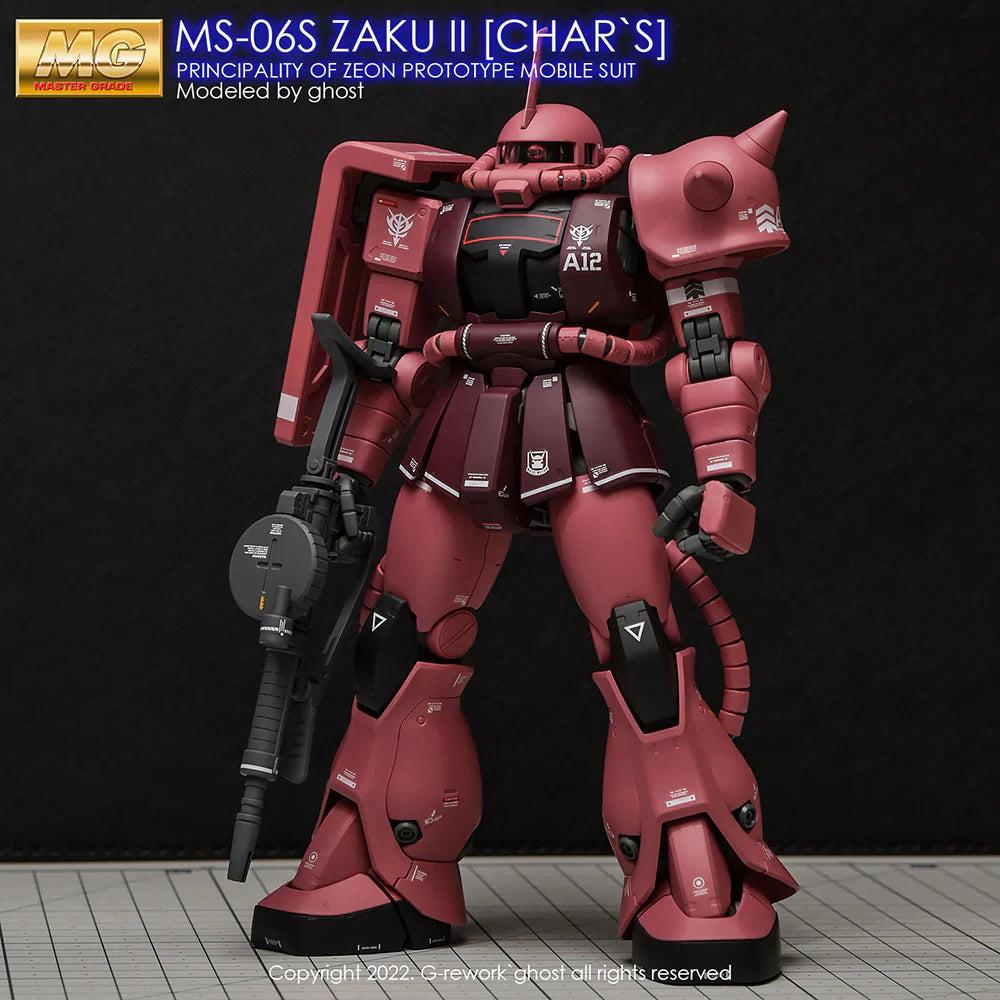 G-Rework 1/100 MG Char’s Zaku II 2.0 Custom Decals - Image 9 of 11