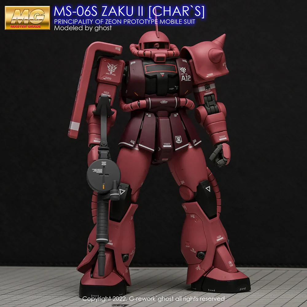 G-Rework 1/100 MG Char’s Zaku II 2.0 Custom Decals - Image 10 of 11