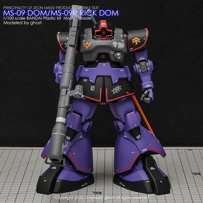 G-Rework 1/100 MG Dom 1.5/Rick Dom 1.5 (Select) Custom Decals
