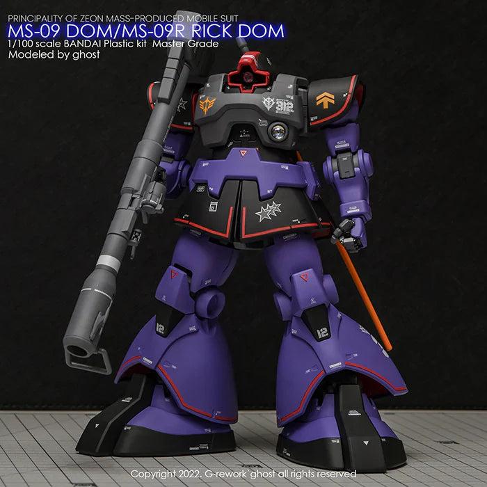 G-Rework 1/100 MG Dom 1.5/Rick Dom 1.5 (Select) Custom Decals