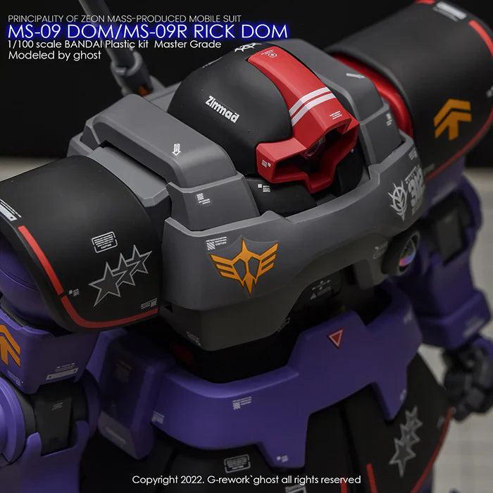 G-Rework 1/100 MG Dom 1.5/Rick Dom 1.5 (Select) Custom Decals