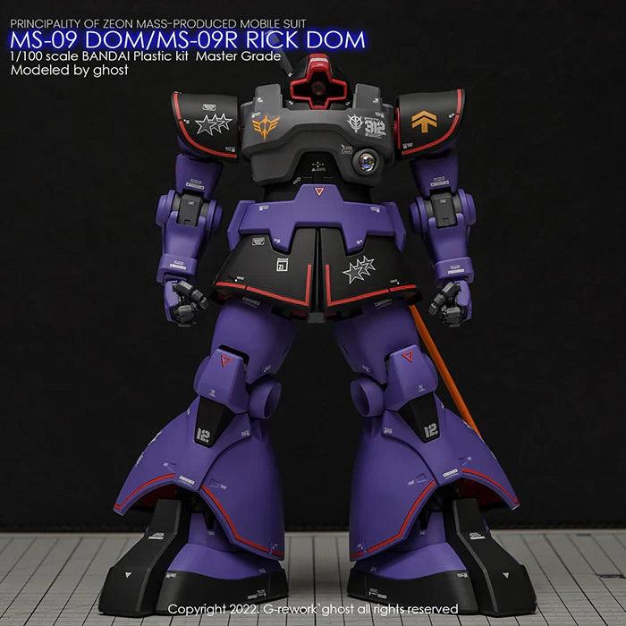 G-Rework 1/100 MG Dom 1.5/Rick Dom 1.5 (Select) Custom Decals