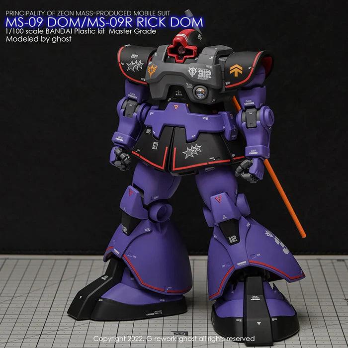 G-Rework 1/100 MG Dom 1.5/Rick Dom 1.5 (Select) Custom Decals