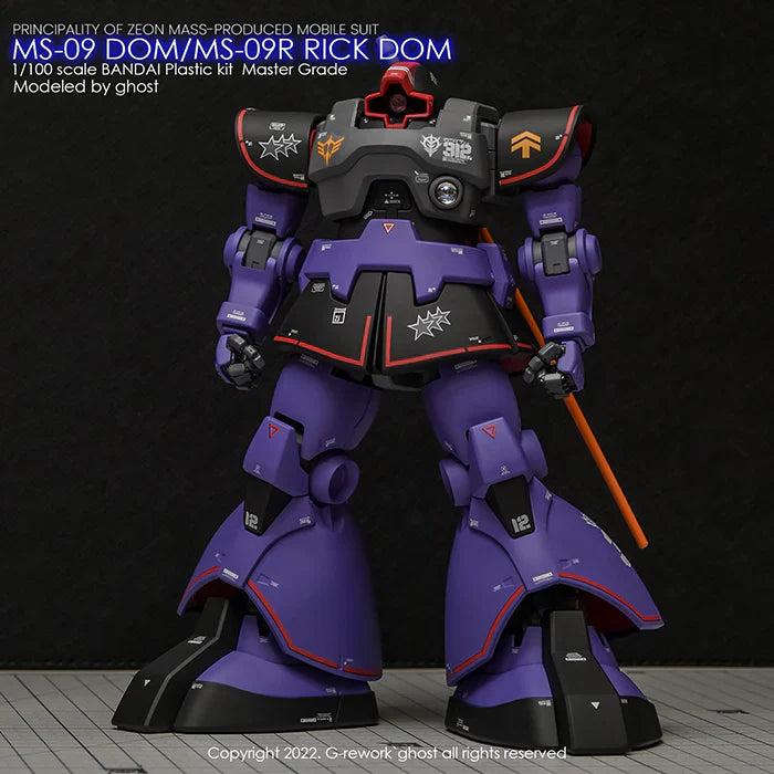 G-Rework 1/100 MG Dom 1.5/Rick Dom 1.5 (Select) Custom Decals