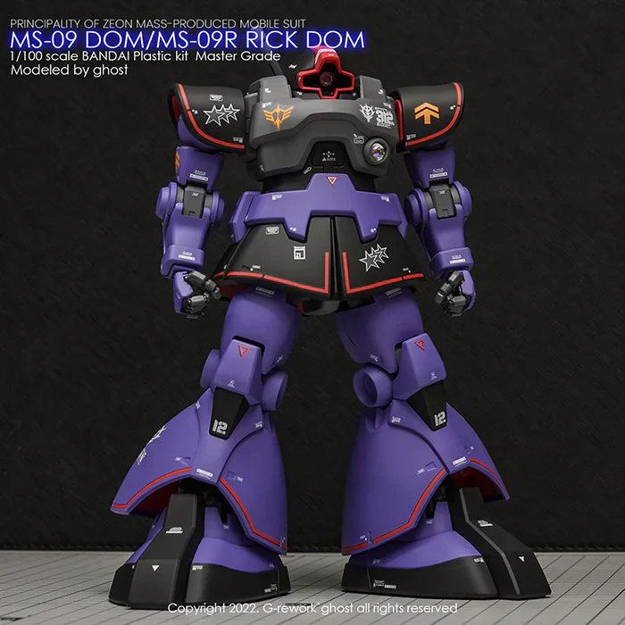 G-Rework 1/100 MG Dom 1.5/Rick Dom 1.5 (Select) Custom Decals