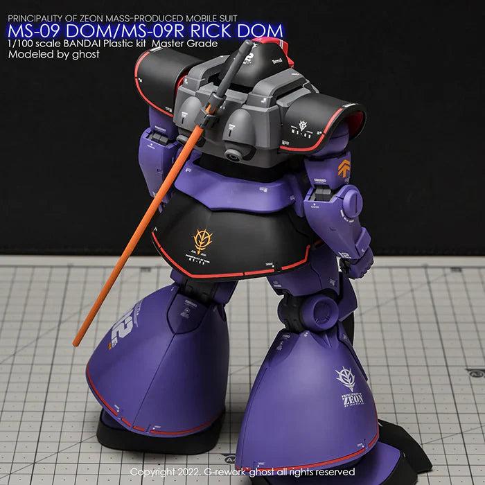 G-Rework 1/100 MG Dom 1.5/Rick Dom 1.5 (Select) Custom Decals
