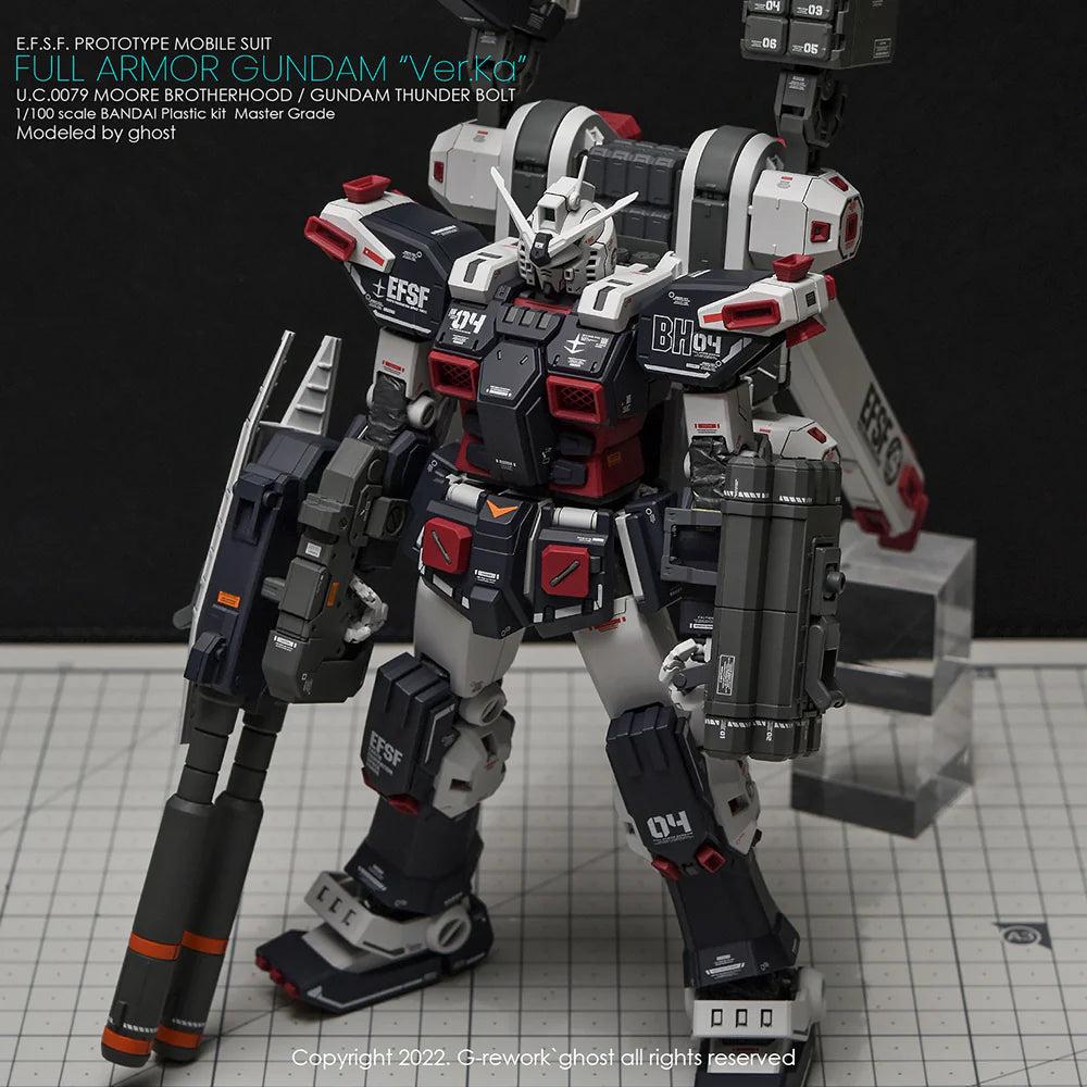 G-Rework 1/100 MG Full Armor Gundam Ver. Ka [Gundam Thunderbolt] Custom Decals