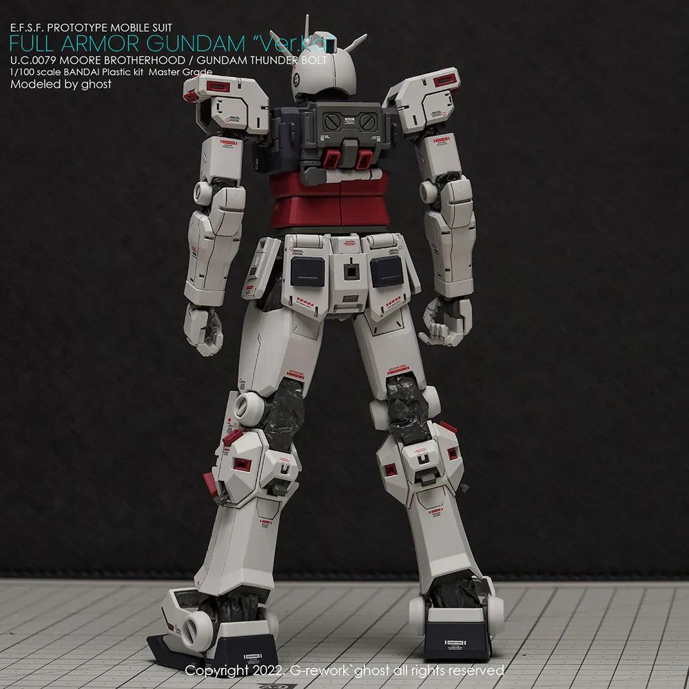 G-Rework 1/100 MG Full Armor Gundam Ver. Ka [Gundam Thunderbolt] Custom Decals
