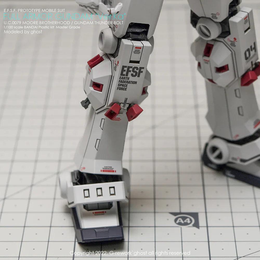 G-Rework 1/100 MG Full Armor Gundam Ver. Ka [Gundam Thunderbolt] Custom Decals