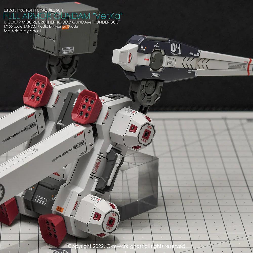 G-Rework 1/100 MG Full Armor Gundam Ver. Ka [Gundam Thunderbolt] Custom Decals