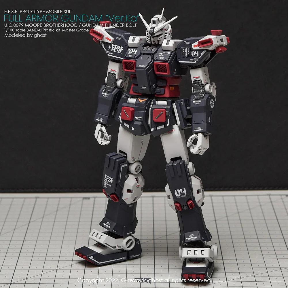 G-Rework 1/100 MG Full Armor Gundam Ver. Ka [Gundam Thunderbolt] Custom Decals