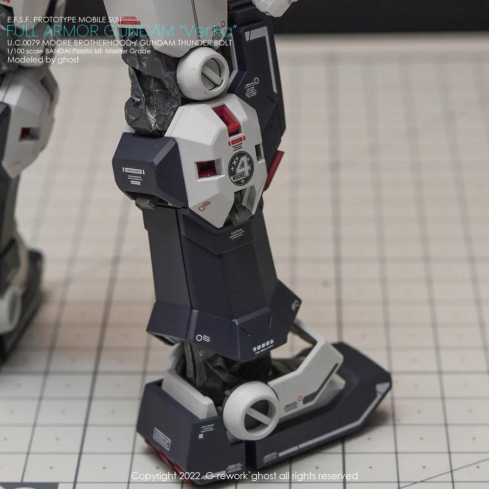 G-Rework 1/100 MG Full Armor Gundam Ver. Ka [Gundam Thunderbolt] Custom Decals