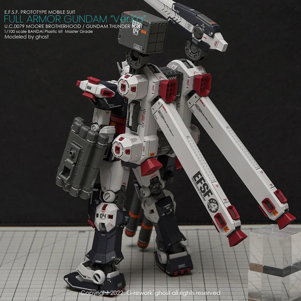 G-Rework 1/100 MG Full Armor Gundam Ver. Ka [Gundam Thunderbolt] Custom Decals