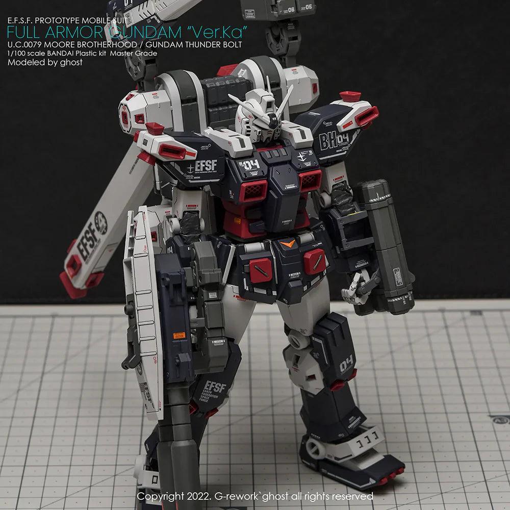 G-Rework 1/100 MG Full Armor Gundam Ver. Ka [Gundam Thunderbolt] Custom Decals
