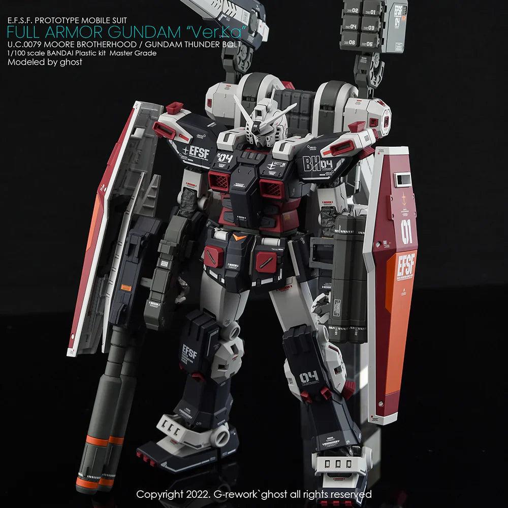 G-Rework 1/100 MG Full Armor Gundam Ver. Ka [Gundam Thunderbolt] Custom Decals
